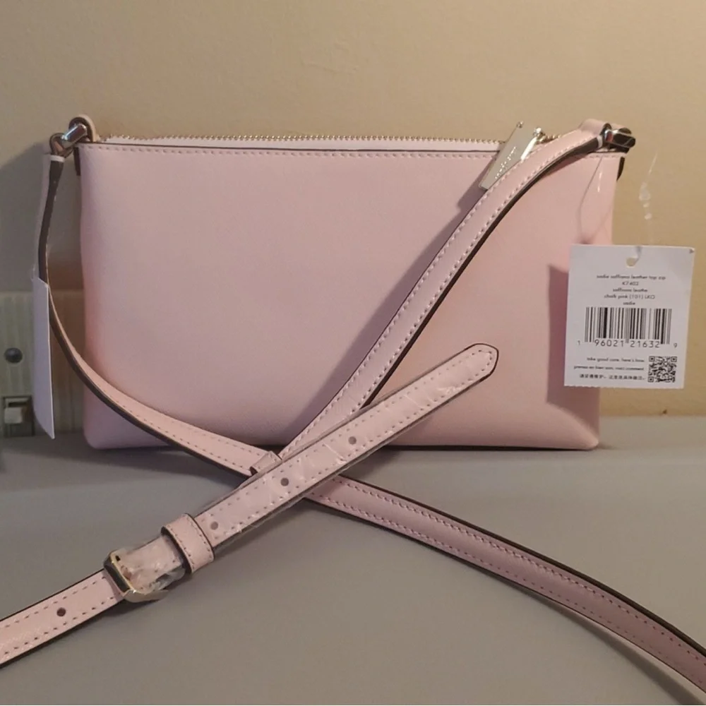 Kate Spade Hot Pink and Pink 2 In One Crossbody/Clutch Red. - Picture 4 of 6